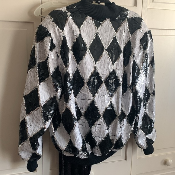 Vintage 3 piece, all sequined and fully lined. - Picture 4 of 11